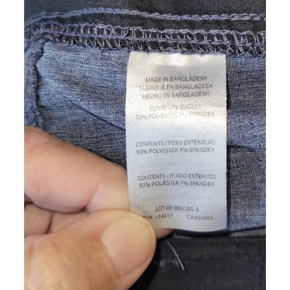 TRUNKS Muli-functional Men's Short Size 38, Blue, Button And Zip